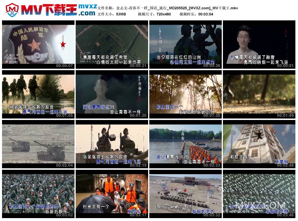 金志文-青春不一样_国语_流行_MD205525